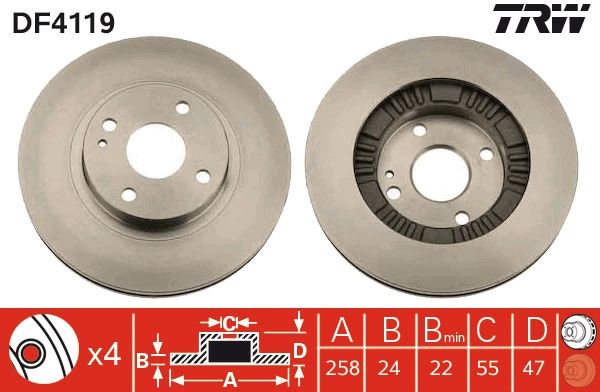 PAIRE DE DISQUES  9900