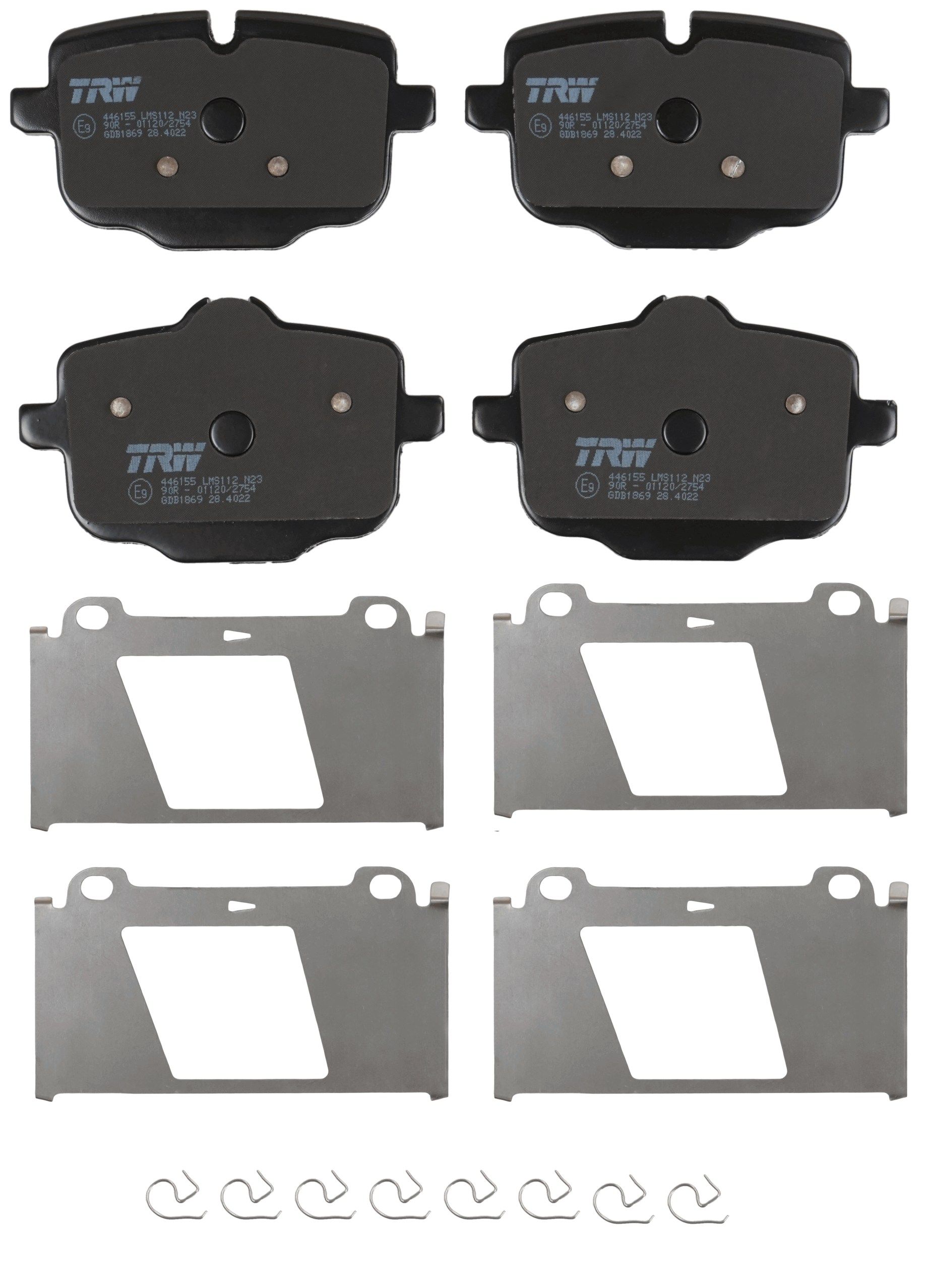 TRW DISC BRAKE PADS - TecDoc 2