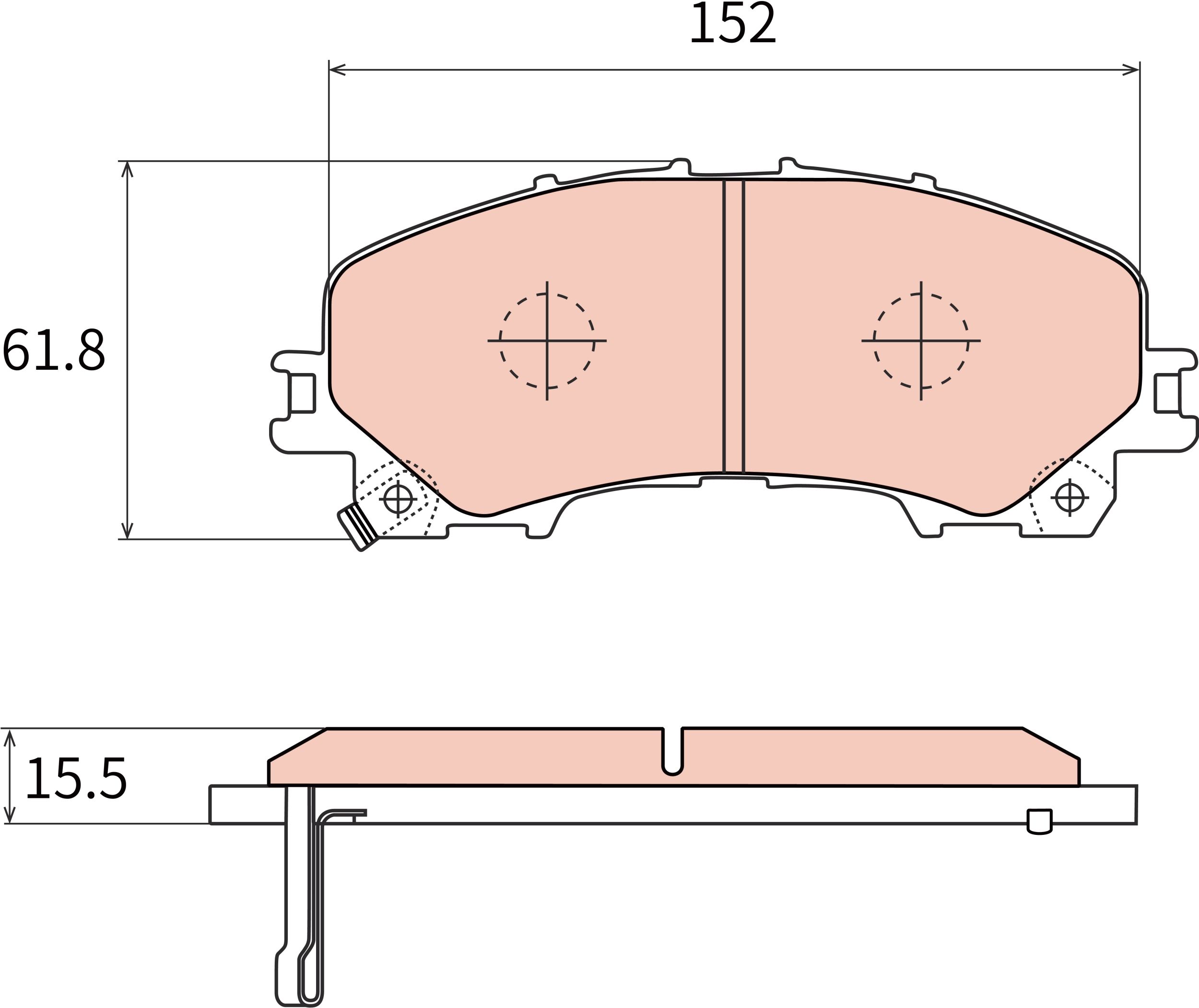 TRW DISC BRAKE PADS - TecDoc Only