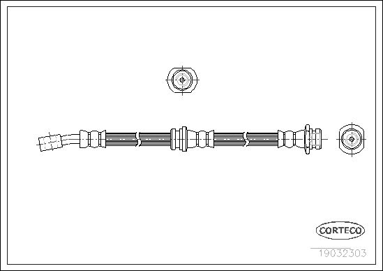 FLEXIBLE DE FREIN SUZUKI BALENO  0705