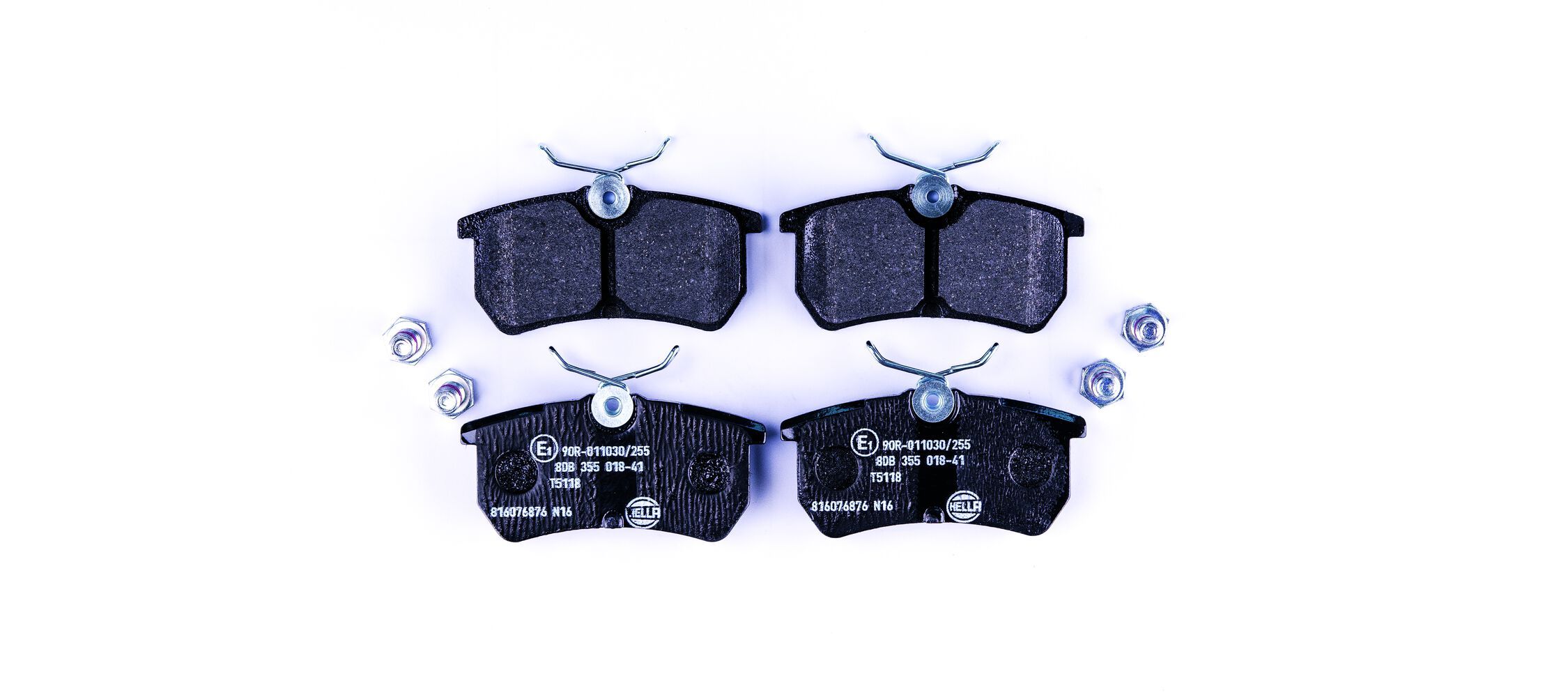 Bremsbelagsatz, Scheibenbremse