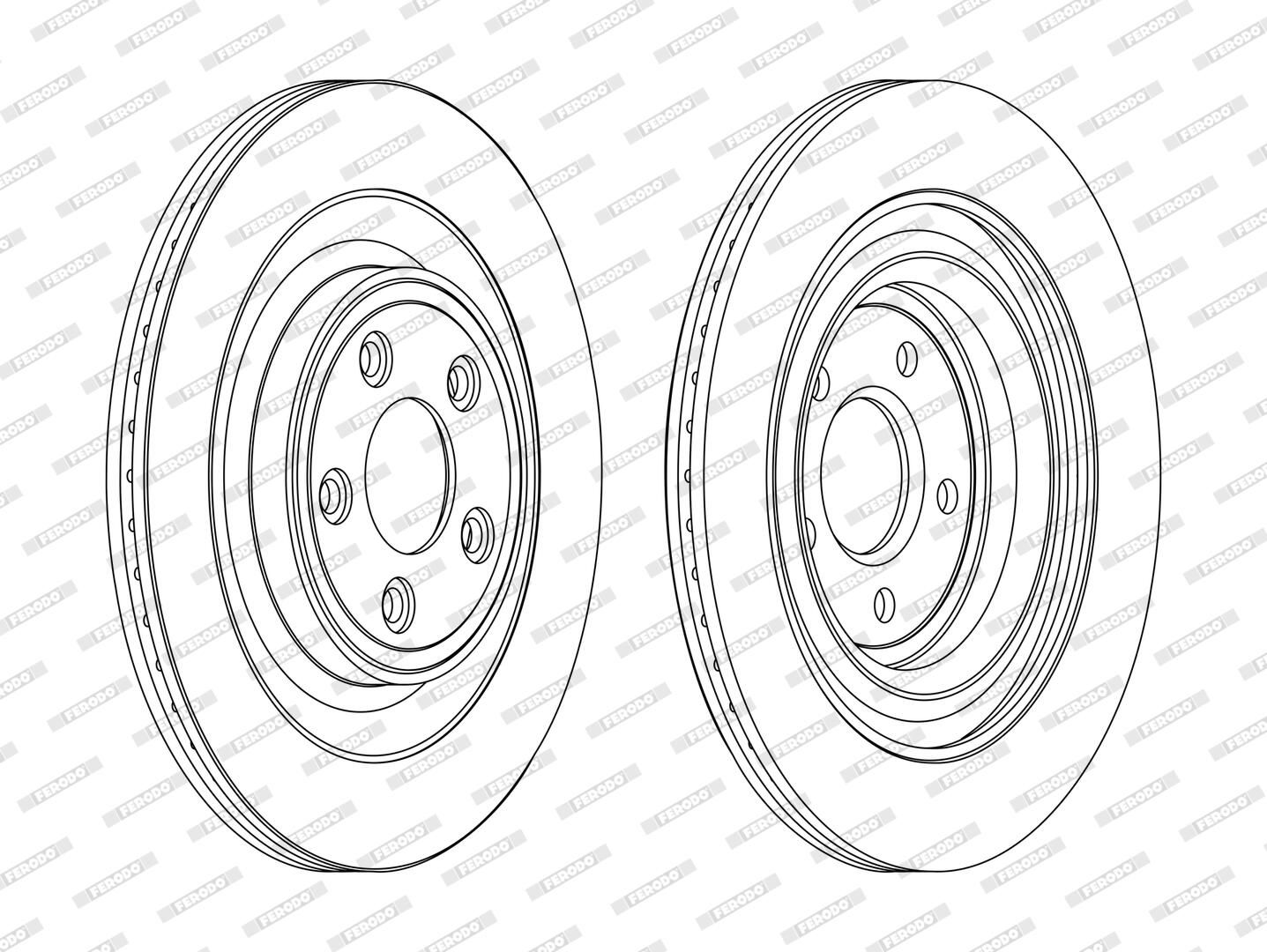 FERODO DDF1703C - Bremsscheibe PREMIER