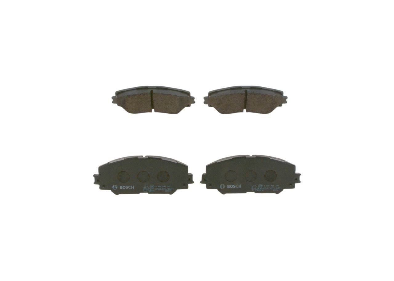 BOSCH 0 986 494 240 Brake Pad Set, disc brake