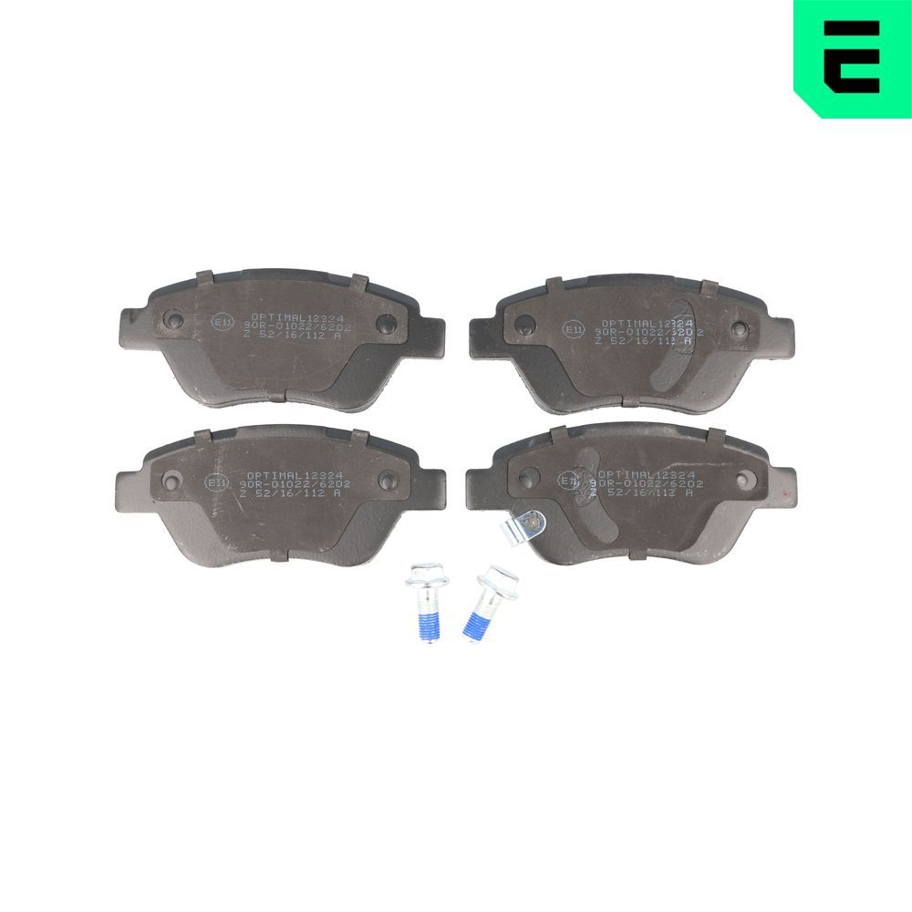 OPTIMAL BP-12324 - Bremsbelagsatz, Scheibenbremse