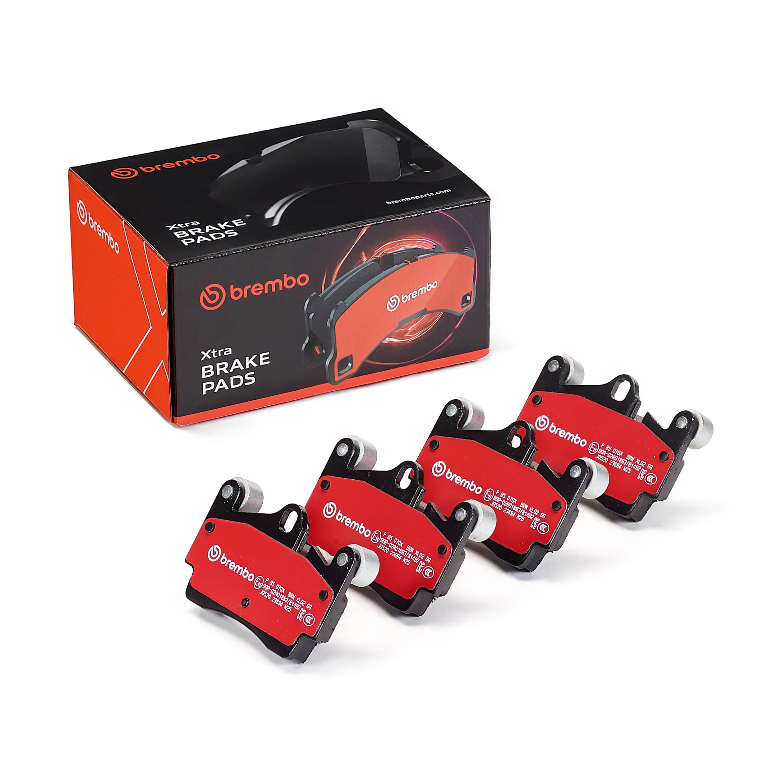 BREMBO P 85 070X - Bremsbelagsatz, Scheibenbremse