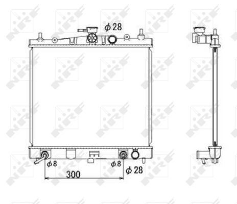NRF 53535 Radiator, engine cooling
