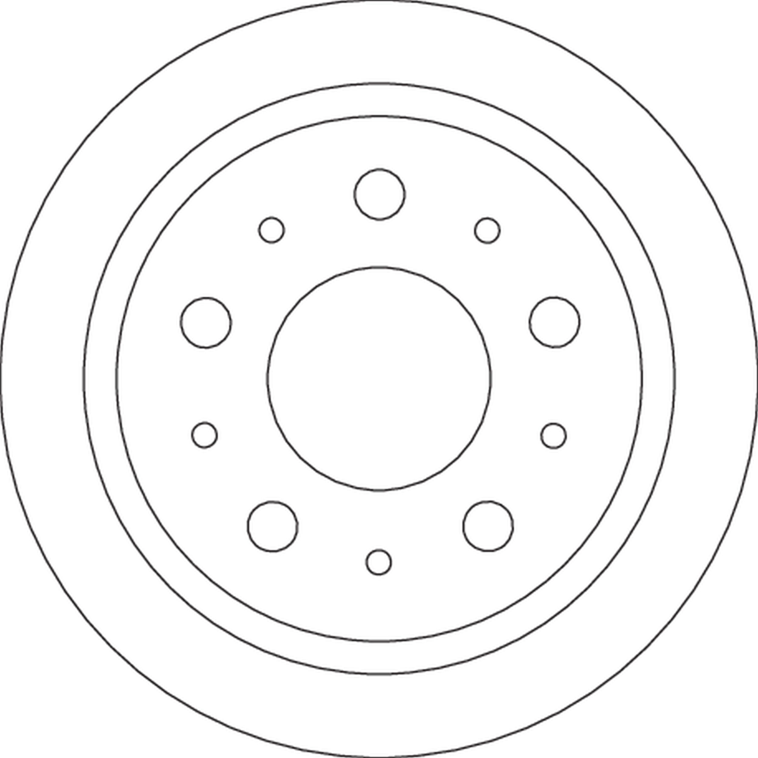 TRW BRAKE DISC - TWIN PACK - TecDoc 2