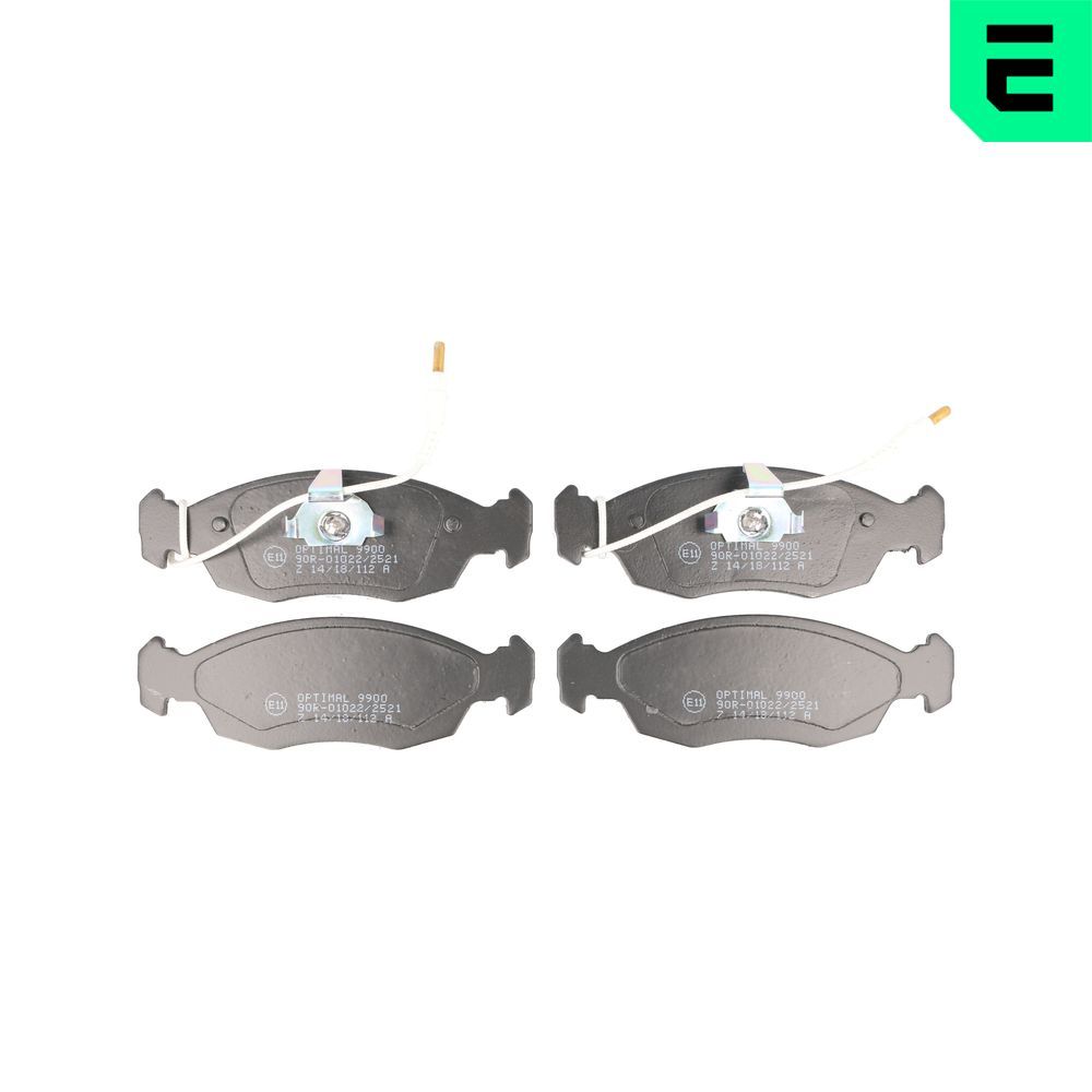 OPTIMAL BP-09900 - Bremsbelagsatz, Scheibenbremse