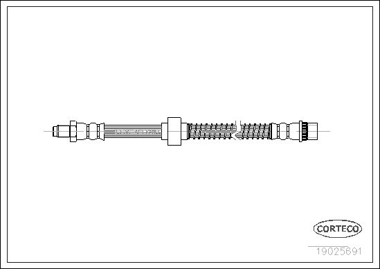 FLEXIBLE DE FREIN CITROEN XANTIA  0705