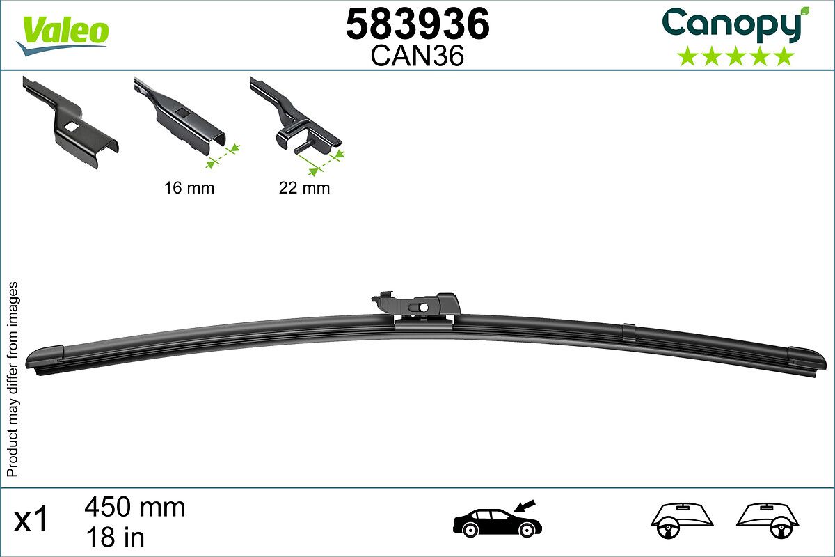 VALEO 583936 - Wischblatt