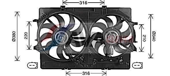 Lüfter, Motorkühlung
