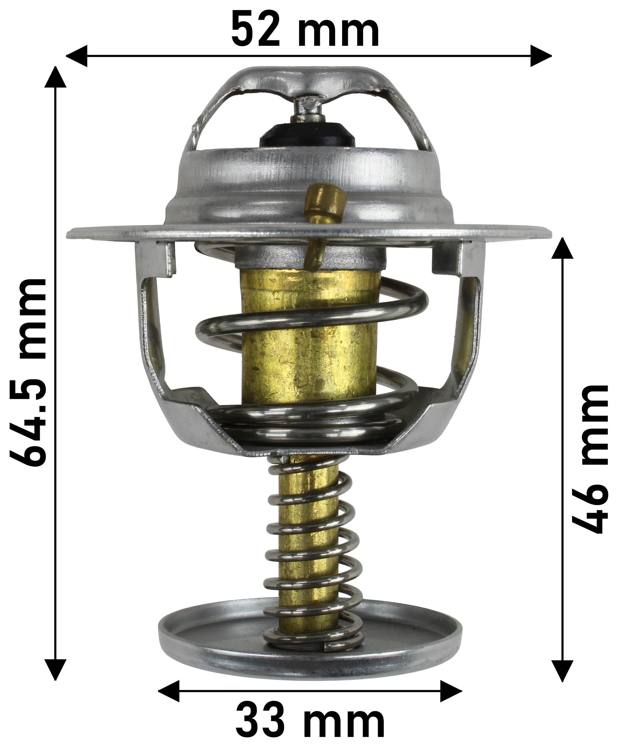 THERMOSTAT 52MM DIA 80C DAIHATSU - TecDoc Only