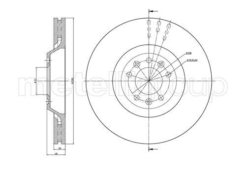 Brake Disc 23-0793C