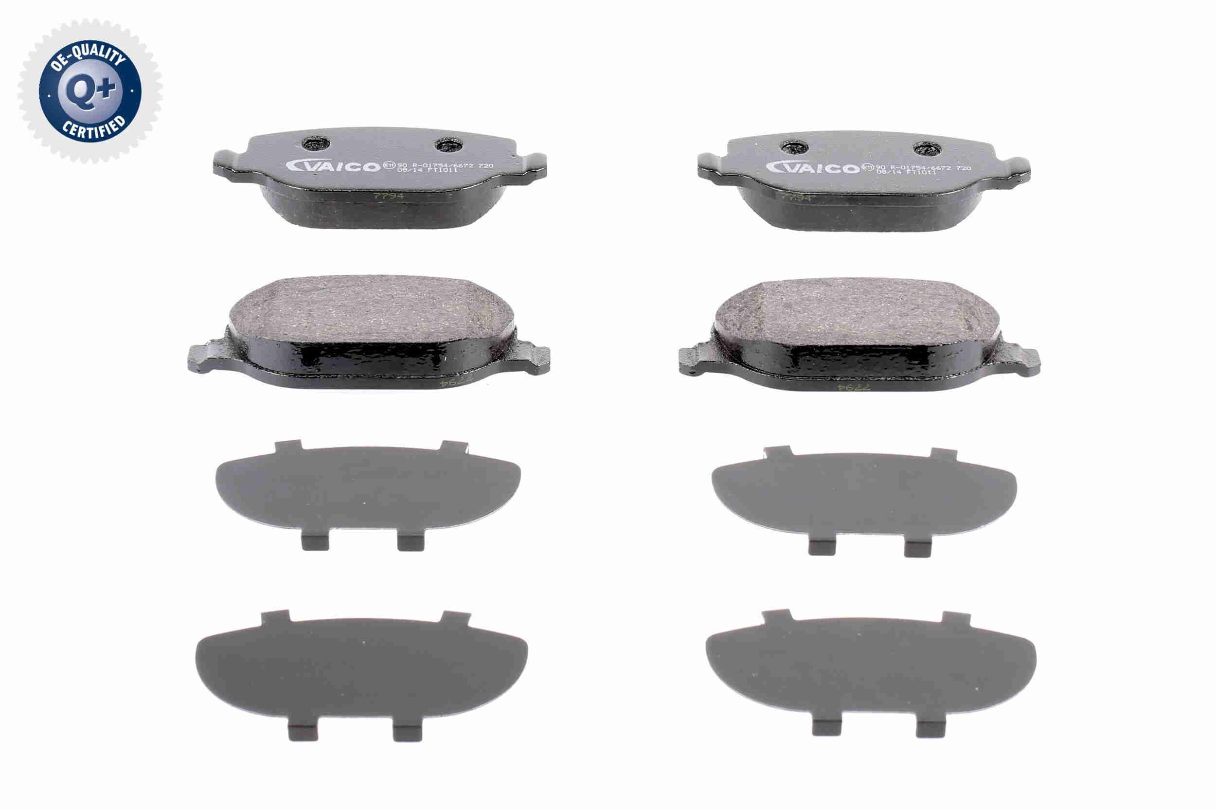 Bremsbelagsatz, Scheibenbremse