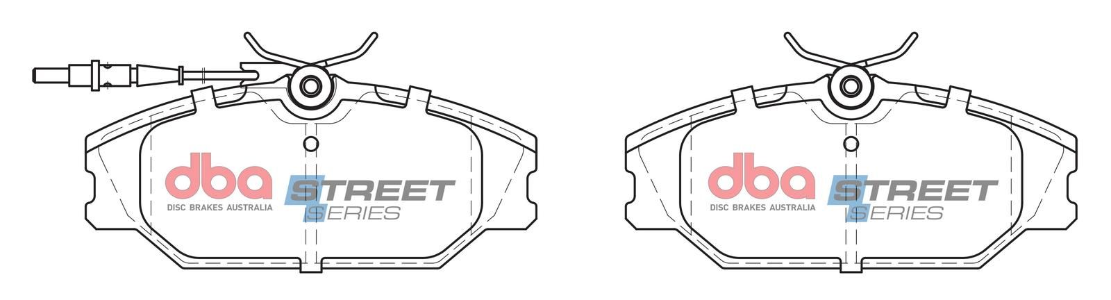 DBA SS STREET SERIES BRAKE PADS [ Renault Scenic/Laguna/Clio 1999 - 2013 F ] - TecDoc Only