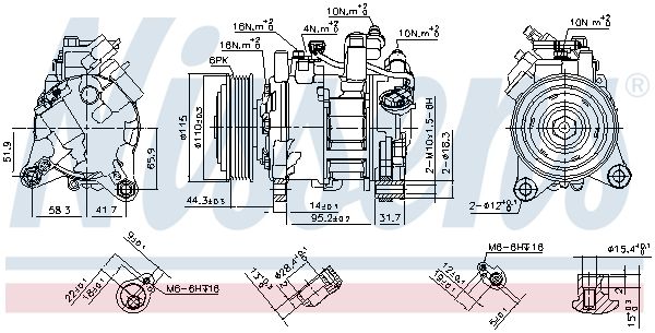 Kompressor, Klimaanlage Kompressor, Klimaanlage