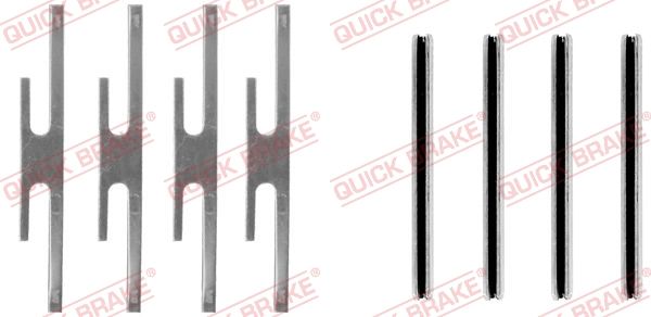 Zubehörsatz, Scheibenbremsbelag