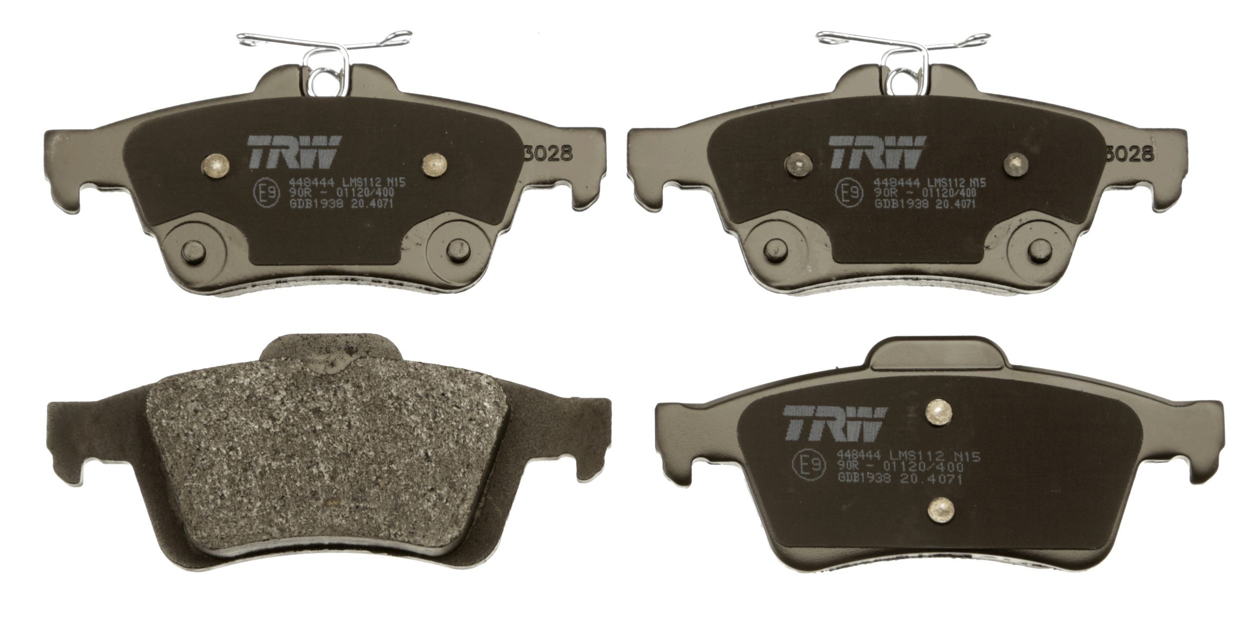 TRW DISC BRAKE PADS - TecDoc 2