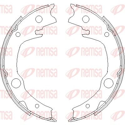 Brake Shoe, parking brake 4729.00