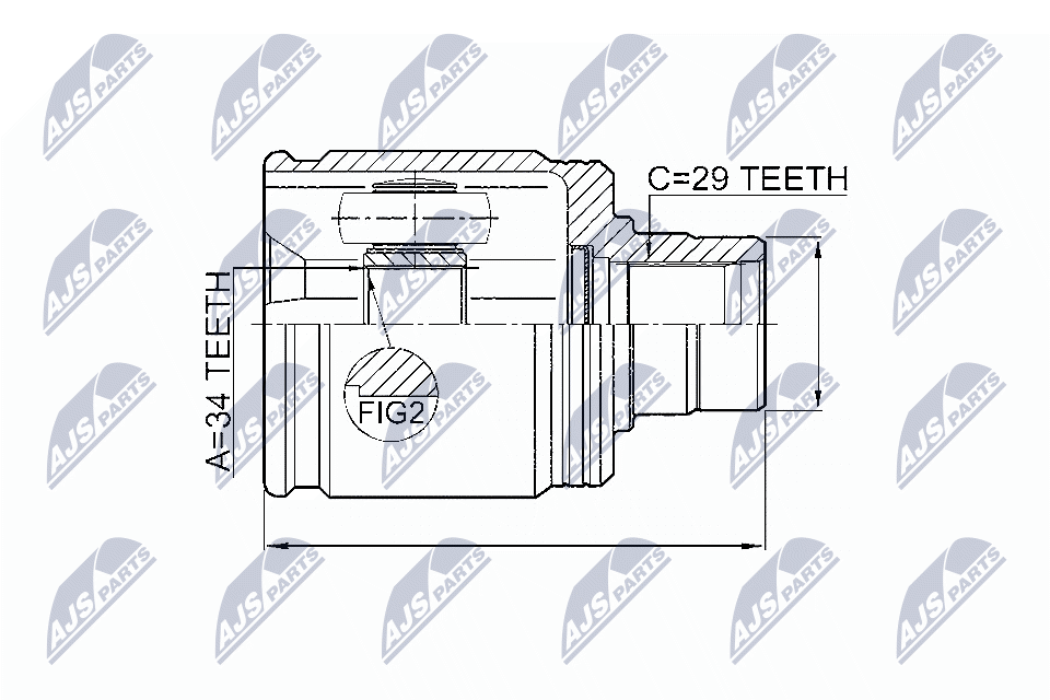 Gelenksatz, Antriebswelle