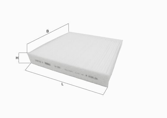 MAHLE LA 293 - Filter, Innenraumluft