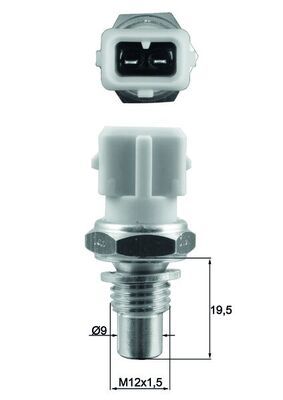 Sensor, temperatura del refrigerante