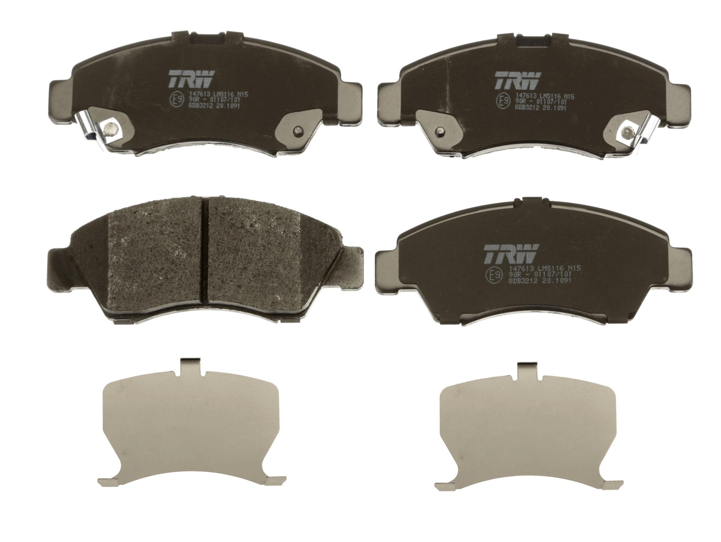TRW DISC BRAKE PADS - TecDoc 2