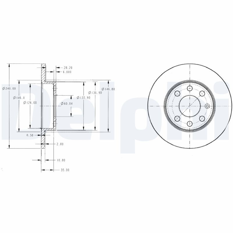 Brake Disc BG3567