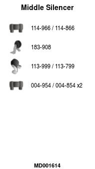 Mittelschalld&auml;mpfer