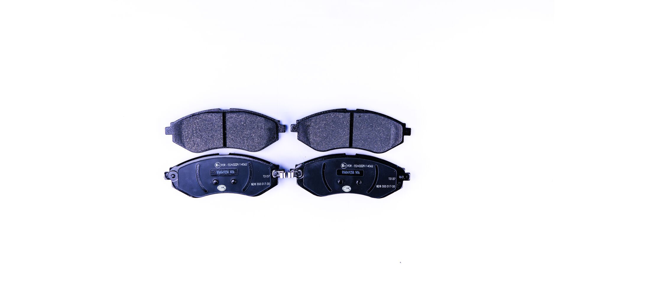 8DB 355 017-351 HELLA fékbetétkészlet, tárcsafék
