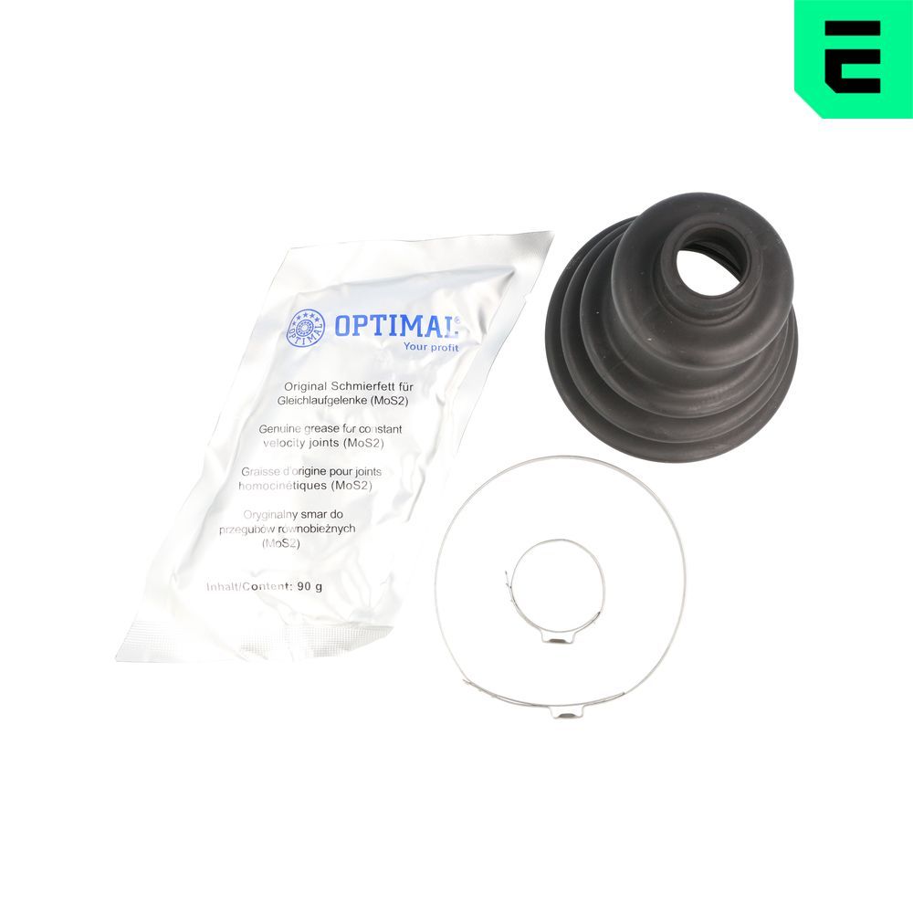 Faltenbalgsatz, Antriebswelle