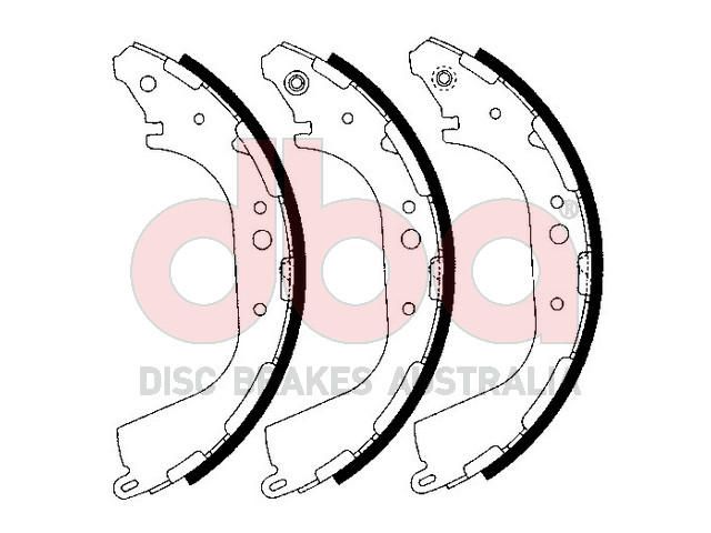 Street Series Brake Shoes [Nissan Narava/Pathfinder 295mm] - TecDoc Only