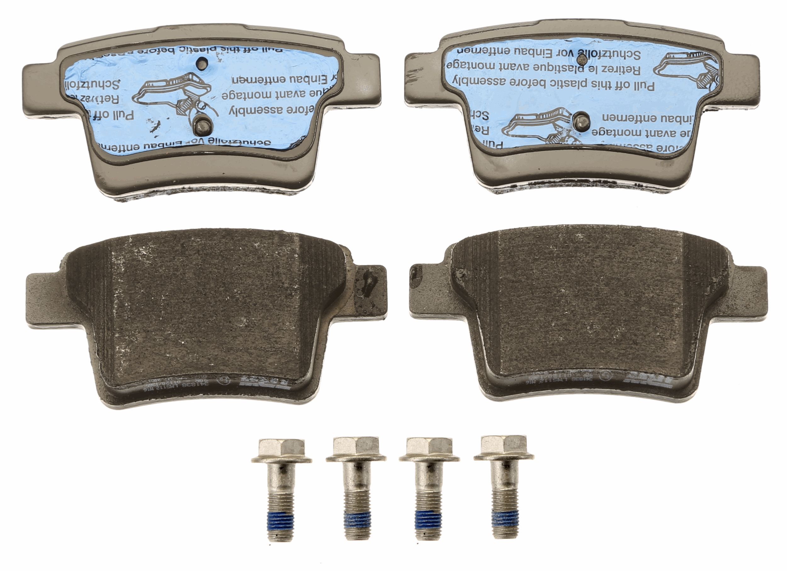 TRW DISC BRAKE PADS - TecDoc 2