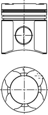 99330600 KOLBENSCHMIDT dugattyú