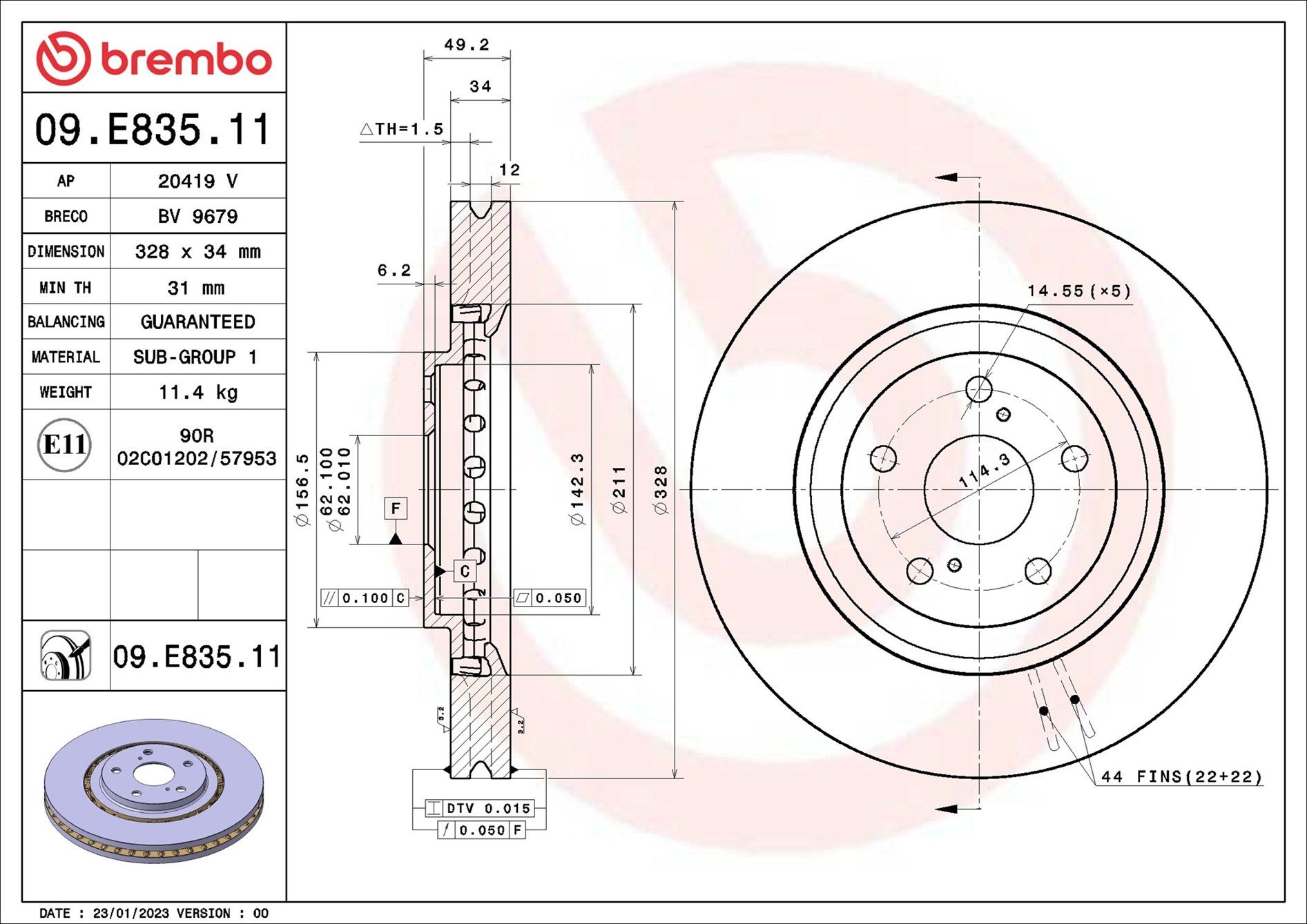LEXUS RX350 GGL15R 09-15 (FRT) *from CANADA - TecDoc 1