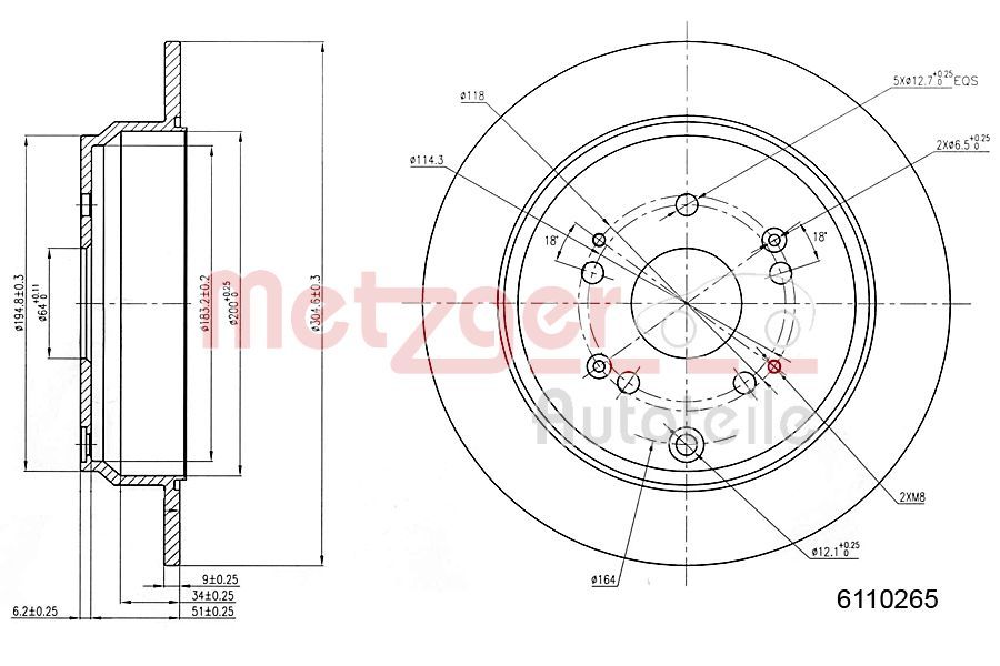 Brake Disc 6110265