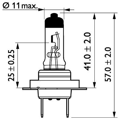 Glühlampe, Fernscheinwerfer Glühlampe, Fernscheinwerfer