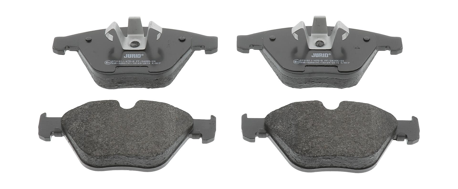 Bremsbelagsatz, Scheibenbremse