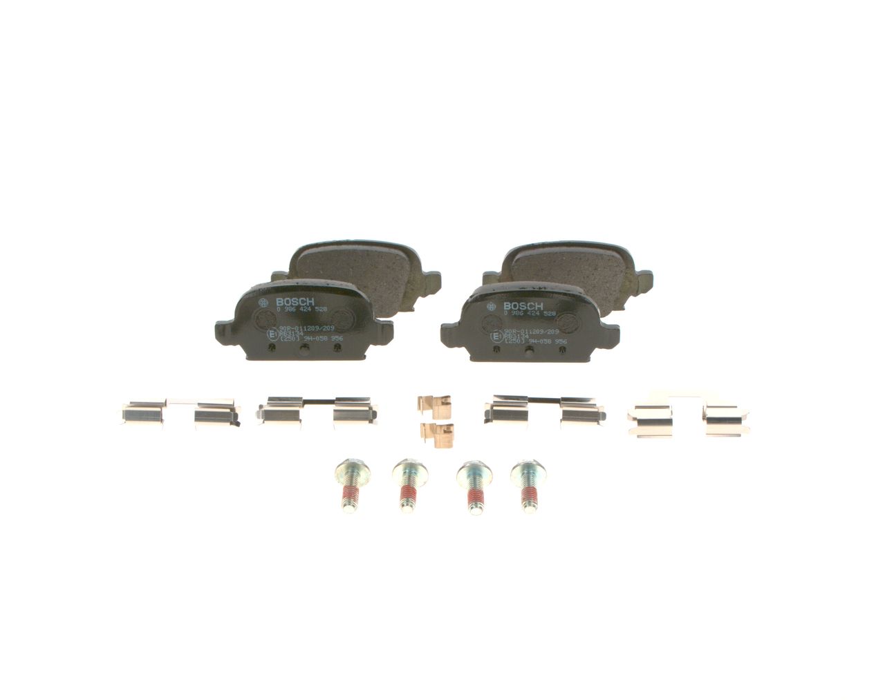 BOSCH 0 986 424 528 Brake Pad Set, disc brake