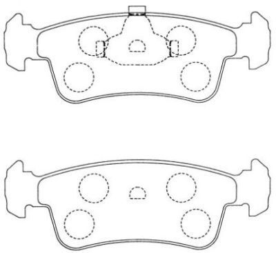 Juego de balatas de freno