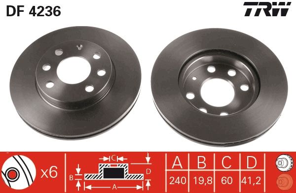 Brake Disc DF4236