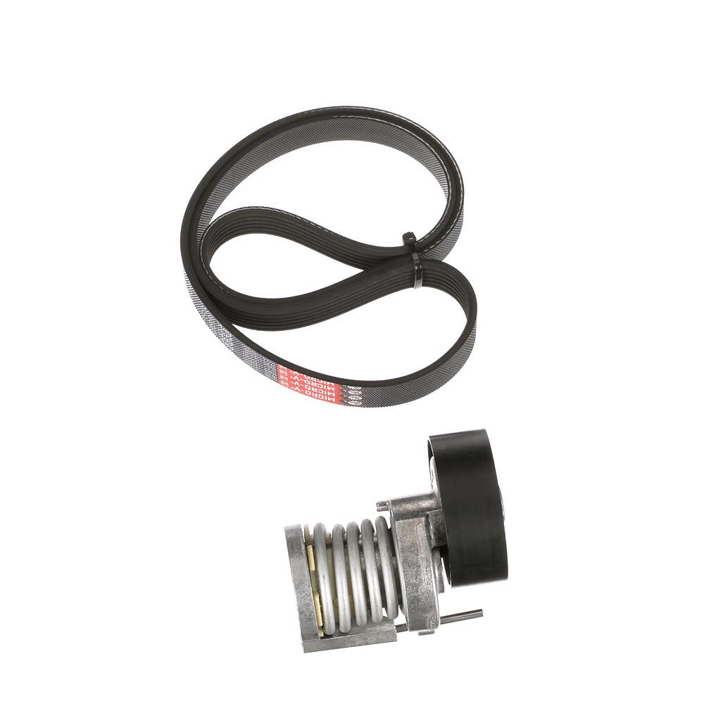 V formos rumbuotas diržas, komplektas