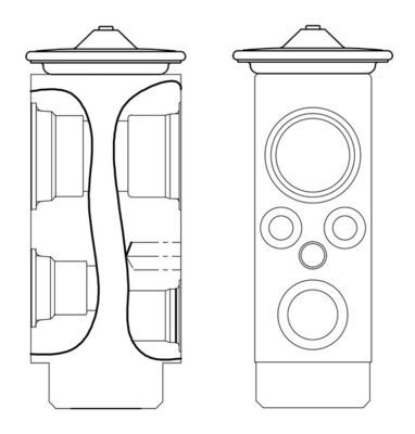 MAHLE AVE 9 000S - Expansionsventil, Klimaanlage