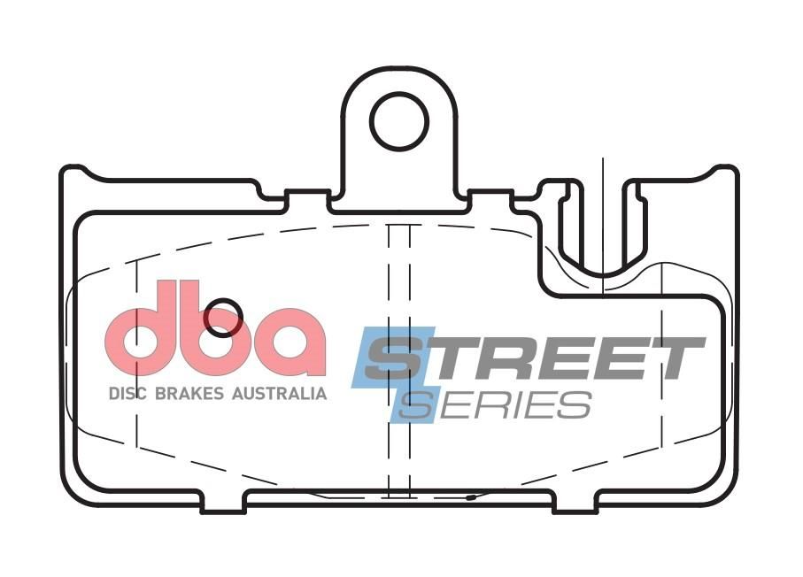 DBA SS STREET SERIES BRAKE PADS [ Lexus LS 2000 - 2006 R ] - TecDoc Only
