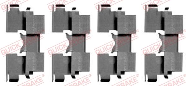 Accessory Kit, disc brake pad 109-1662