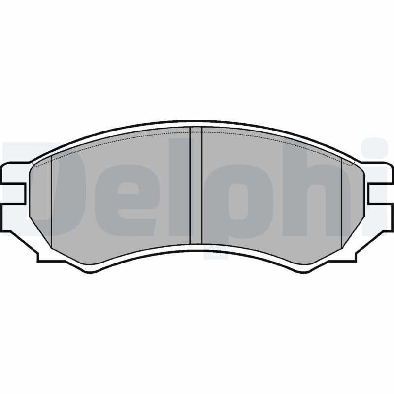 Brake Pad Set, disc brake LP670