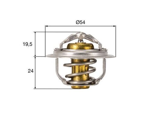 Thermostat, coolant TX 212 82D