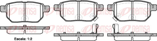 Premium Rear Brake Pad Set Premium Rear Brake Pad Set