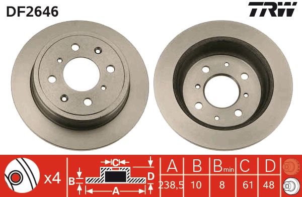 Brake Disc DF2646