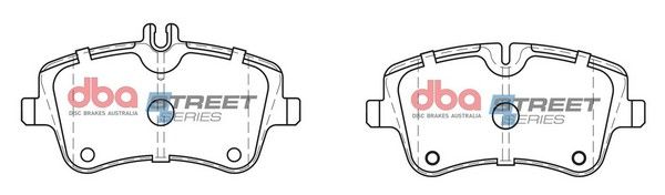 DBA SS STREET SERIES BRAKE PADS [ Mercedes 2000-2014 F ] - TecDoc Only
